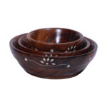 Handmade Multipurpose Serving Bowl, Wooden Serving Bowl, Handcrafted Wooden Bowls Online