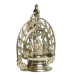 Brass Goddess Gaja Lakshmi Wall Hanging Lamp, Gajalakshmi Hanging Vilakku, Gajalakshmi Hanging Lamp